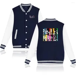 Men's Jackets Anime Kakegurui Varsity Baseball Bomber Jacket Men Women Hip Hop Harajuku Streetwear Boys Girls Loose College Coats