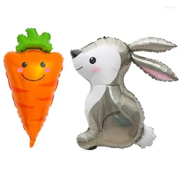 Party Decoration Inflatable Easter Helium Foil Balloons Fruit Theme Balloon Latex Ears Large Carrot Ballon For Diy