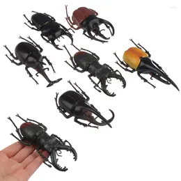 Party Masks 6 Style 13cm Simulation Beetle Toys Special Lifelike Model Insect Toy Nursery Teaching Aids Joke