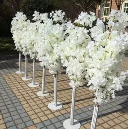 5ft uzunluğunda 10 adet çok parça slik yapay kiraz çiçeği ağacı Roman sütun yolu, düğün partisi için kurşunlar açılan sahne ev bahçe dekorasyonu FY5132 920