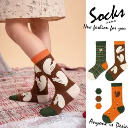 Socks 3Pairslot Kids Socks Fashion Design Spring Autumn Baby Boys Girls Cartoon Children Sports Cotton Socks 220919