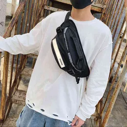 Yorai Men Fashion Black Sports Bust Bead Multifunctional Mobile Phone Cashier Bags Teanger Travel Leisure Package J220705