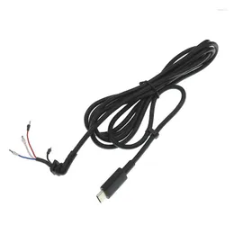 Cabos de computador Original 1.8METER 45W Cabo de alimentação de laptop USB tipo C para XPS12 9250 LA7370 XPS13 9370 9365 Adaptador de cabo USB-C