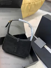 Hobo Bags Suede Leather Shoulder Bag Adjustable Strap Womens Handbag Luxurys Designer Tote Bags Handbags Purses Wallets