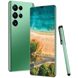 Odblokuj telefony komórkowe z Androidem 7,2 cala Smartphone Telefon komórkowy Dual SIM HD Camera Cell Mobile 32.0MP Smart Phone Face ID 4G