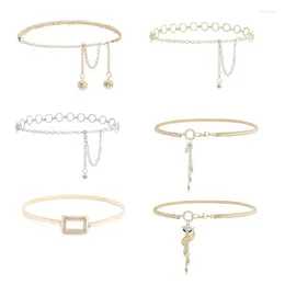 B￤lten 667e Dress Chain Belt Decorative Pendant For Women Dresses Body Jewelry Waist