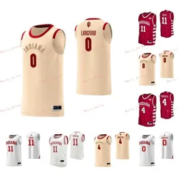 Nik1 sömnad anpassad 15 Zach McRoberts 2 armaan Franklin Johnny Jager 20 De'Ron Davis 21 Jerome Hunter Indiana Hoosiers Men Women Youth Jersey