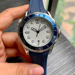 2022 Relógios de alta qualidade 007 Relógio masculino James 300 m Movimento automático Limpeza Fábrica Designer Luminoso à prova d'água