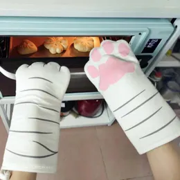Ugnsmittor 1st bakning anti-handskar pad mikrov￥gsisoleringsmatta levererar handklipp k￶ksverktyg