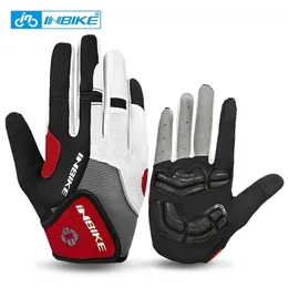 Guanti a cinque dita INBIKE Guanti sportivi Guanti da ciclismo antiurto Touch Screen Equitazione MTB Guanti da bici Moto Inverno Autunno Donna Uomo Panno IF239 220921