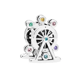 Autentisk sterling silver pariser hjul p￤rla charm flickv￤n g￥va smycken diy tillbeh￶r original l￥da f￶r pandora armband armband g￶r charms
