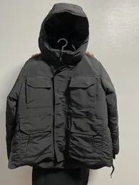 Winter Herren Daunenjacken Parka Wasser Kapuze Gepolsterte Jacke Casual Langarm Rot Black Label Outdoor Jacken mit Reißverschlüssen Warme Oberbekleidung