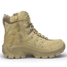 Boots Men's Military Combat Mens Ankle Tactical Big Size 39-46 Army Male Shoes Work Safety Motocycle 220921