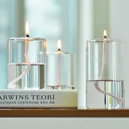 Świecane uchwyty ręczne szklane lampa olejowa dekoracja ślubna dekoracja domu centralne elementy dekoracyjne żyrandole domowe dla