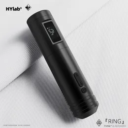 문신 기계 Hylab 블랙 전기 무선 펜 손가락 제어 설계 로터리 건 편리한 무제한 프로 강력한 220921