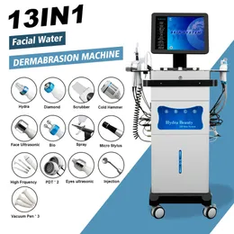 13 in 1 hydrafacial machine water microdermabrasion beauty options ultrasonic facial oxgen facial equipment