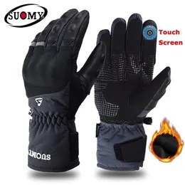 Five Fingers Gloves SUOMY Winter Motorcycle Gloves Waterproof Moto Motocross Gloves Windproof Warm Glove Touch Screen Motorbike Riding Guante Summer 220921