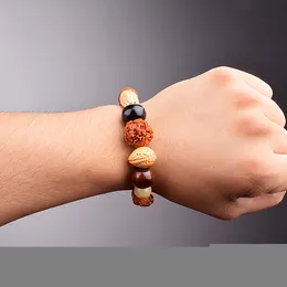 Nature Bodhi 18 Koraliki stylowe Bransoletki dla kobiet moda Rudraksha Bracelets Mężczyźni NOWOŚĆ Buddy Meditation Biżuteria Buddyzm