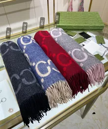 Scarves Fashion in Autumn and Winter g Letter Wool Scarf Shawl Warmth European American Rectangle