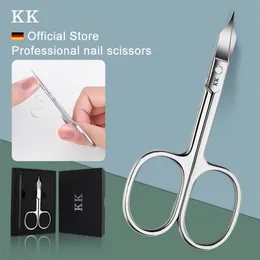 Tesoura de cutícula KK Nail Clippers Profundado conjunto de manicure de aço inoxidável Ferramentas de nano de vidro S Pé de cuidados com a mão 220921