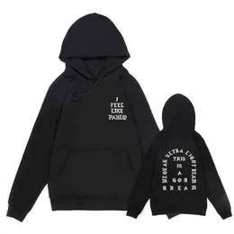 Bluzy męskie bluzy bluzy pablo męskie bluzy Hip Hop Tracksuit Pull Paris Poczuj jak Paul Hoodies Men Woman Winter Plecee Tops xxxl