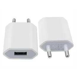 Real 5v 1A z CE UE Fat Wall Adapter Plug USB Home Travel Ładowarka do telefonu do telefonu komórkowego