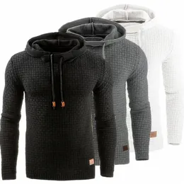 Erkek Sweaters Erkek Bahar Sonbahar Gündelik Kapüşonlu Kazak Sıcak Örgü Çekme Homme Plus Boyutu 5xl Outerwear 220920
