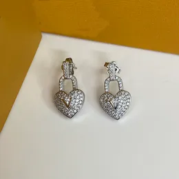 Designer Gold Silver Stud Earrings Luxurys Designers Earring For Women Letter Stud Classic Hoop Studs Wedding Party Jewlery