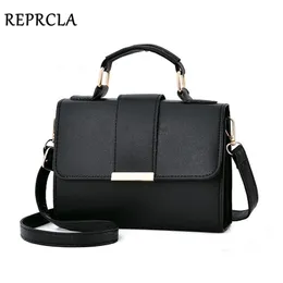 Evening Bags REPRCLA Summer Fashion Women Leather Handbags PU Shoulder Small Flap Crossbody for Messenger 220921