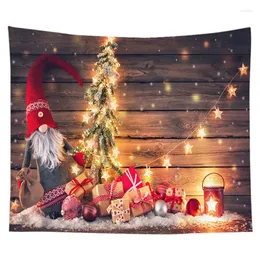 Party Decoration Christmas Tapestry Wall Hanging Printed Thin Bedapreads Year Elk Yoga Blanket