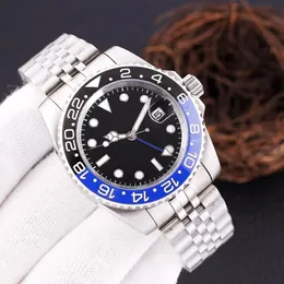 Designer Watch Ceramic Bezel Crystal Stainless Steel Band Automatic Mechanical Men's Watch Wholesale and Retail
