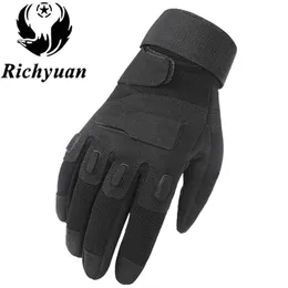 Five Fingers Gloves Us Military Tactical Gloves Outdoor Sports Army Full Finger Combat Motocycle Slipresistant Carbon Fiber Tortoise Shell Gloves 220921