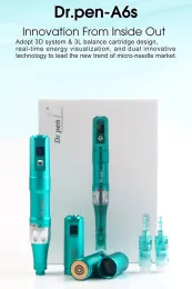 Dr Pen Ultima A6S Professional LED 6 سرعات Auto Microneedle Dermapen Microneedling Mesotherapy MTS استخدام صالون العناية بالبشرة