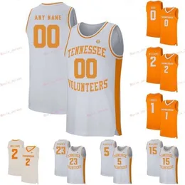 Nik1 Stitched Custom 35 Yves Pons 4 Jacob Fleschman 5 Ammiraglio Schofield Brock James 53 Bernard King Tennessee Volunteers Maglia da uomo donna giovanile