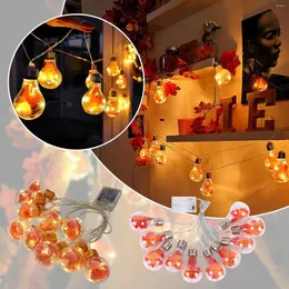 Party Decoration Thanksgiving Halloween Plastic Copper Wire Light Bulb String Festival Lights 4 Meters 10