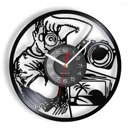 Orologi da parete Poographers Clock Scattare foto con la fotocamera Pography Studio Decor Record Shutterbug Cameramen Gift