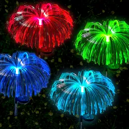 Güneş led denizanası ışık çim lambası açık su geçirmez peyzaj lambası bahçe/yol/bahçe/tatil dekor atmosfer dekorasyonları