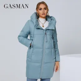 Kobiety Obiterowe płaszcze w Pluspiarach Plus Gasman Down Jacket Dług mody klasyczny płaszcz w stylu Kobiety marka ciepła marka zagęszcza zimowe parki 21183a 220922