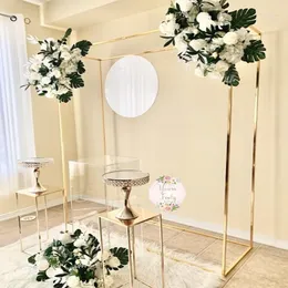 Party Decoration Outdoor Artificial Flower Shelf Wedding Marriage Arch Metal Frame Row Rack Table Plinth Stand Birthday Home Backdrop