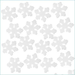 Party Decoration 50Pcs Christmas Snowflake Shape Pendant Xmas Ornaments Supply Drop Delivery 2021 Home Garden Festi Nerdsropebags500Mg Dhwqt