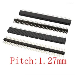 Lighting Accessories Pitch 1.27 Mm Straight Single Row/Double Row Male Female Socket Pin Header PCB Board Connector For Arduino 1x40/50Pin