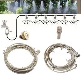 Equipaggiamento di irrigazione 69121518m Sistema di spruzzatori di nebbia per acqua di raffreddamento di alta qualità Giardino Kit di nebbia esterno per serra 220921