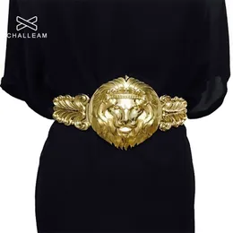 Belts Golden Waist Fashion Women's Metal Wide Waistband Female Luxury Brand Designer Ladies Elastic Belt For Dress 108 220922