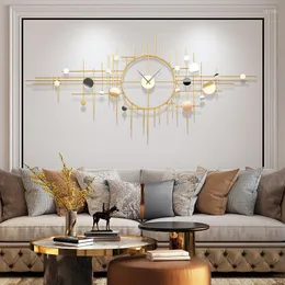 Orologi da parete Lusso creativo Grande orologio Design moderno Decorativo Soggiorno Orologi Horloge Murale Home Decor