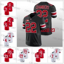 Marvin Harrison Jr. Ohio State Buckeyes NCAA College Football Jerseys 2 Chris Olave Kids Mens Womens C.J. Stroud Jaxon Smith-Njigba Justin Fields Any Name Any Number