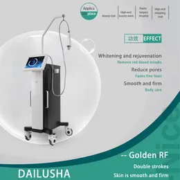 Skönhetsartiklar Nytt mikroneedle System Microneedle Radio Frequency Fraction Facial Equipment Stretch Lines för akne