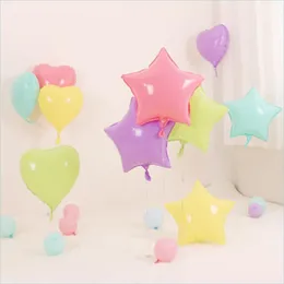 Party Decoration Hj￤rtformad aluminiumballonger/pentagramballonger/heliumballongdekorationer/festtillbeh￶r Drop Delivery 202 MxHome DHFBF