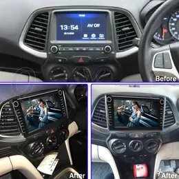 Ekran pojemnościowy odtwarzacz radiowy z Androidem z nawigacją GPS dla Hyundai Santro/Altos-2018