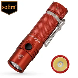 Flashlights Torches Sofirn SP10 Pro Powerful 900lm EDC Flashlight LH351D LED Torch Rechargeable 14500 AA Mini Portable Lantern Anduril 2.0 220922