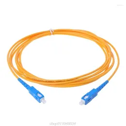 Datorkablar SC/UPC-SC/UPC-SM 3mm Fiber Optic Jumper Cable Single Mode Extension Patch Cord F03 21 Drop